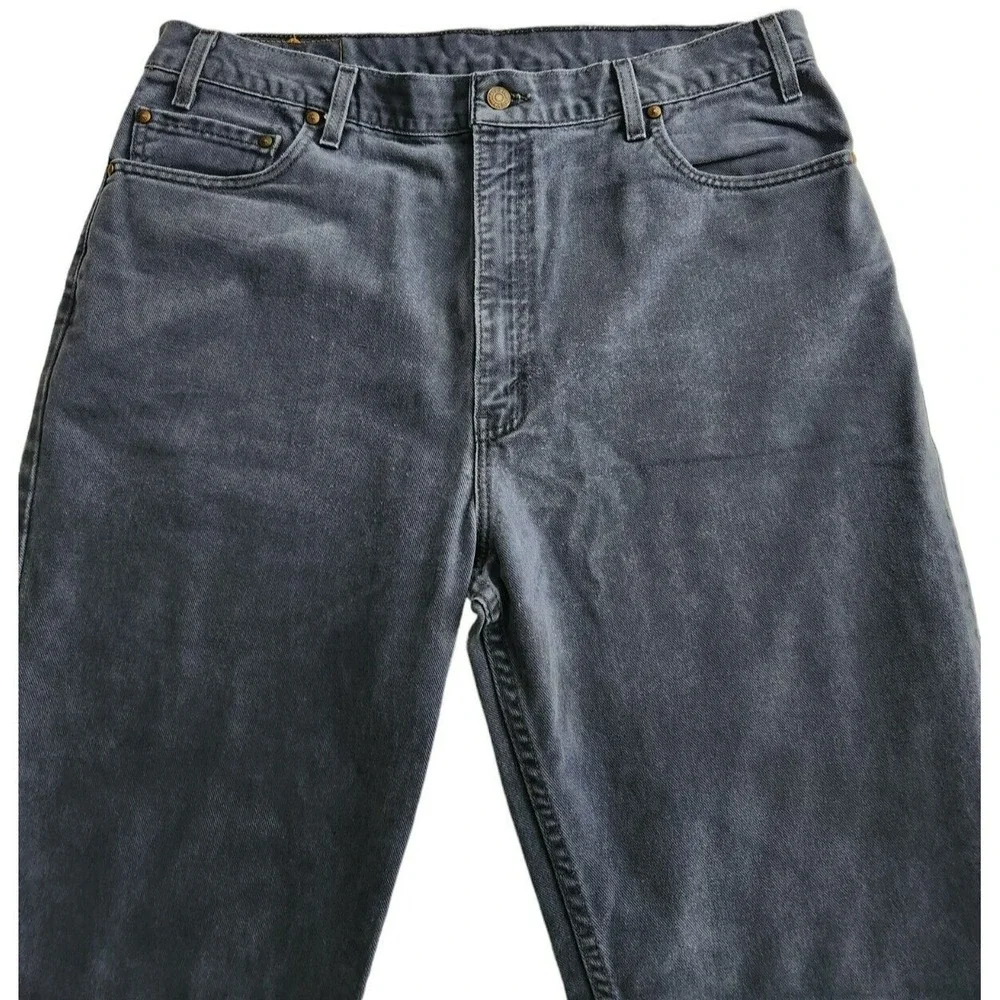 Vintage Levi's 540 Jeans Men's 38x32 (Fits 37x31) Gray‎ Denim Relaxed USA Y2K